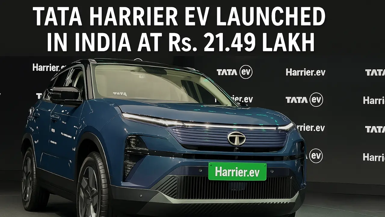 Tata Harrier EV Launched in India